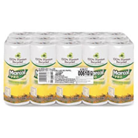 Marcal Paper Mills, Inc Kitchen Towell Roll, 2-Ply, 70Shts, 15RL-CT, WE MA464115